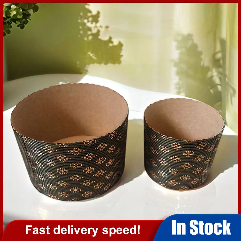 5pcs Paper Tray Dove Mold for Baking | Christmas Pastry Cake Packaging