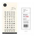 Sunshine Rain Weather Mini Sticker Set | Korean Import Scrapbooking and Journaling Stickers