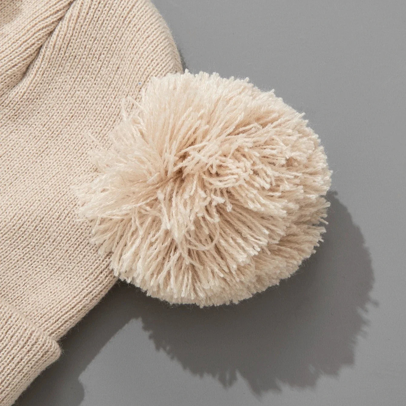 Baby Knit Pom Pom Hat | Warm Winter Cap for Toddlers