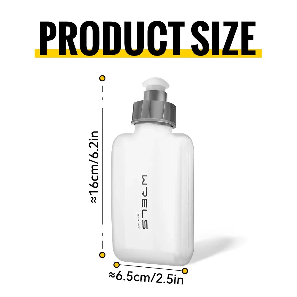 WRELS Curved Waist Water Bottle | BPA-Free Sports Bottle for Running Cycling Travel