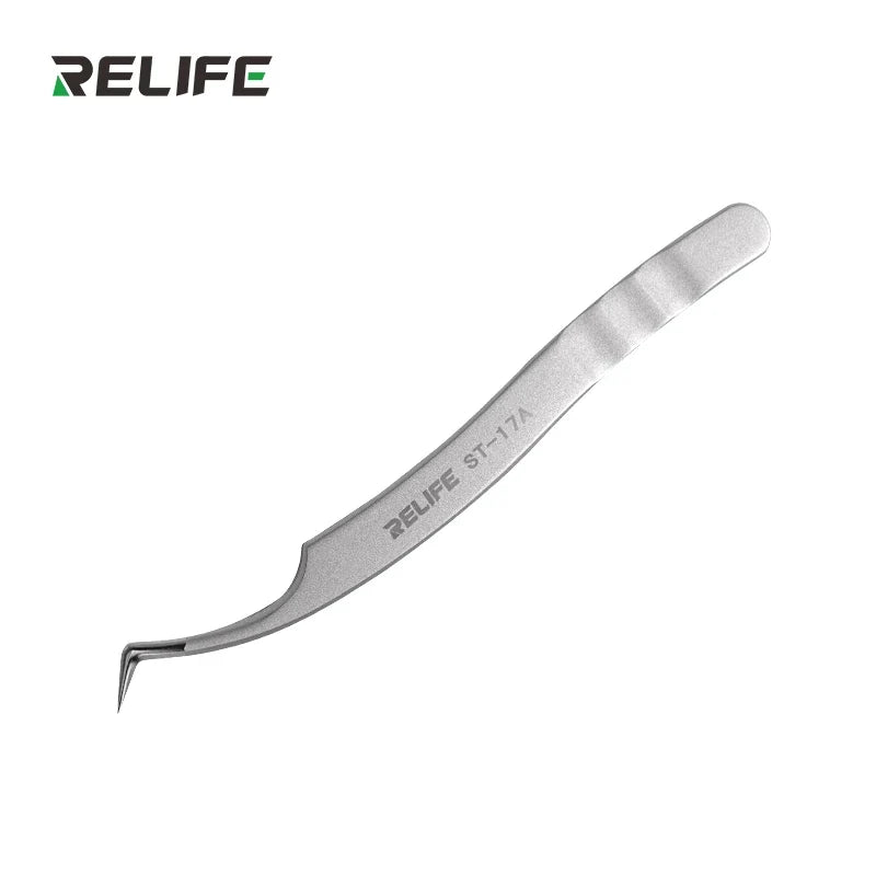 RELIFE ST-17A Ultra-Precision Tweezers | IC Chip Tinning & BGA Stencil Repair Tool
