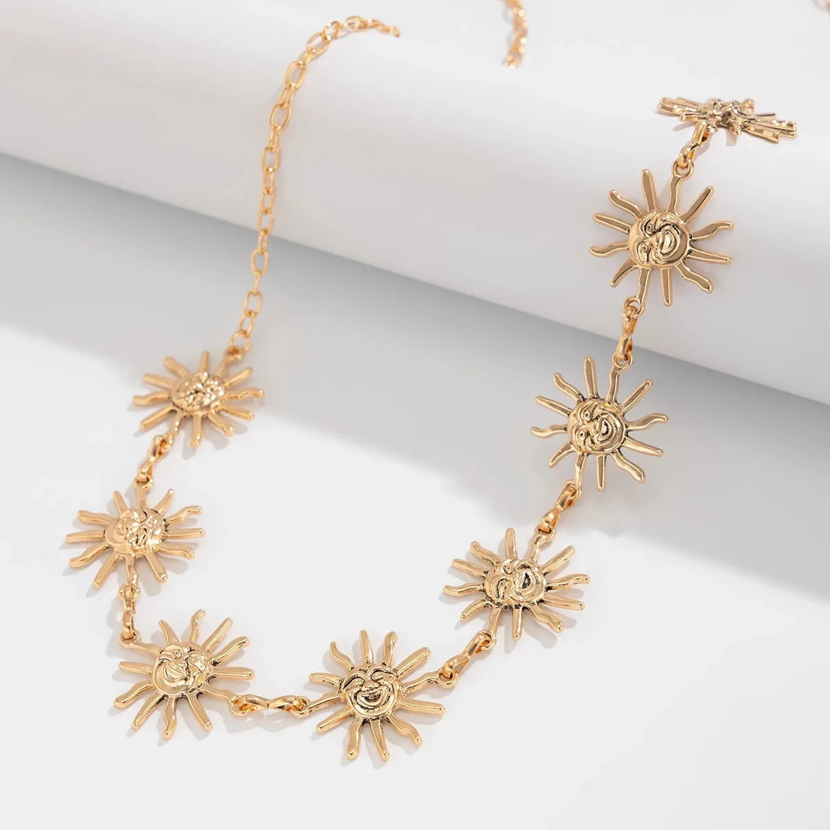 Gold Plated Smiley Face Waist Chain | Summer Beach Body Jewelry for Women