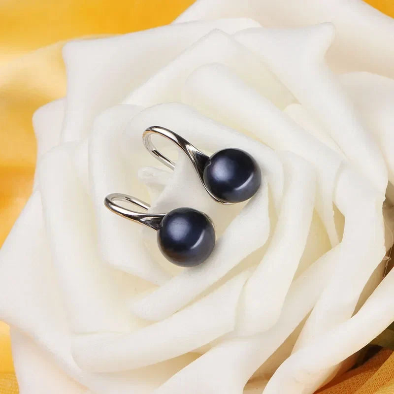 Dainashi Freshwater Pearl Earrings | 925 Sterling Silver Drop Earrings for Women
