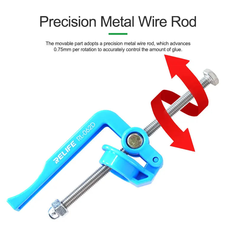 RELIFE RL-062D Manual Glue Gun | High Strength Injection Molding for 5-10CC Syringes