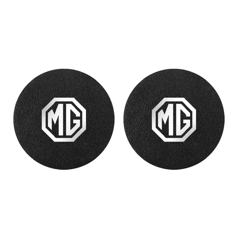 2Pcs Car Coasters Carbon Fiber Cup Holder Mat | Interior Accessories for MG Models