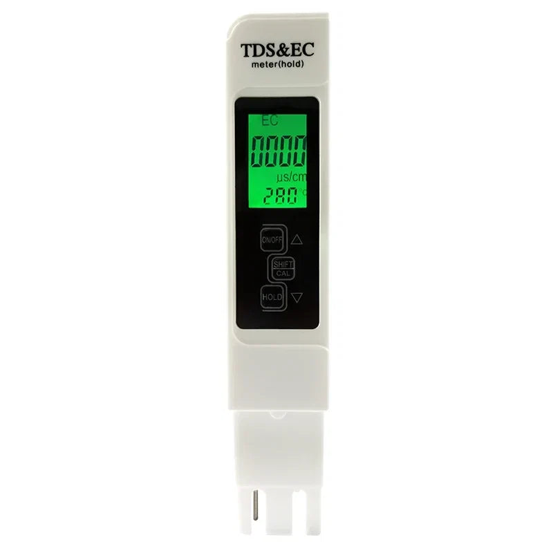 TDS Meter 3 in 1 Water Quality Tester | EC Conductivity and Temperature Monitor