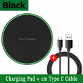Wireless Charger Pad Stand | Fast 30W Qi Charger for iPhone Samsung Xiaomi