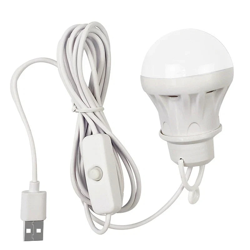 DC5V LED Camp Light Lantern | USB Emergency Hanging Tent Lamp