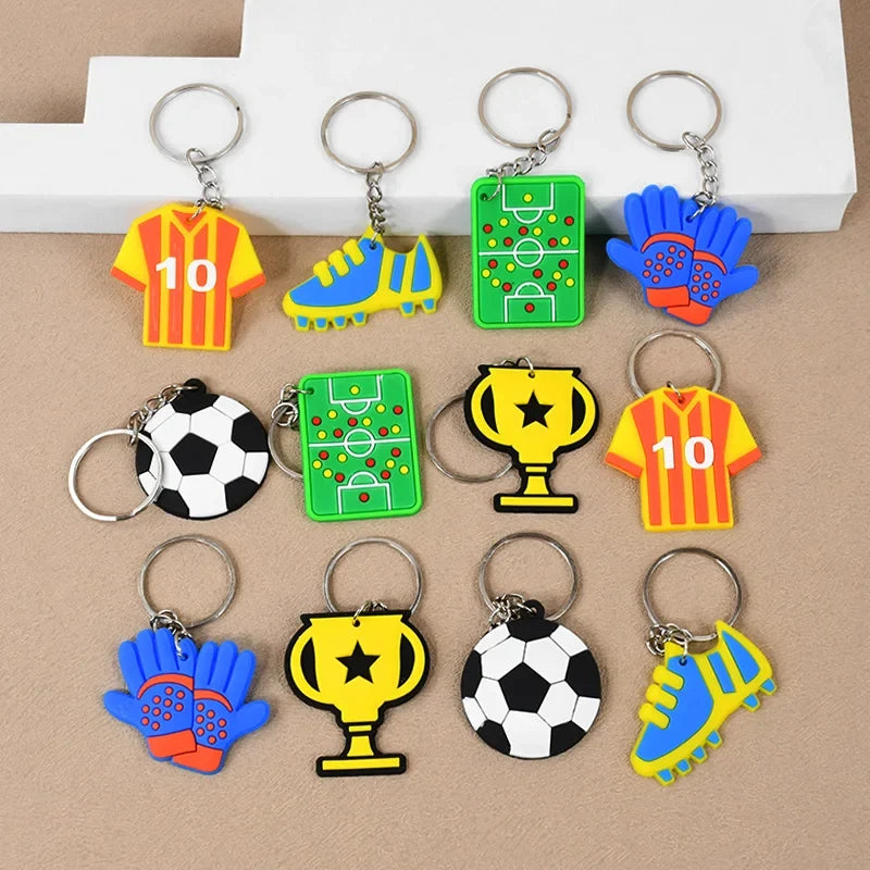Soccer Party Bracelets Keychain | Pin Ball Maze Game Toys for Football Theme Kids Birthday Party Favors