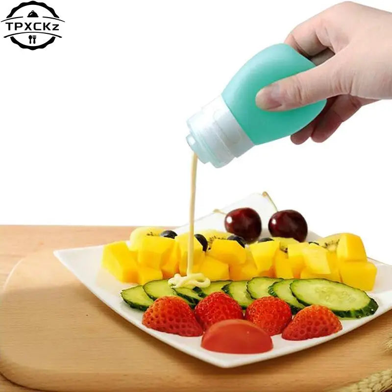 30ml Silicone Squeeze Bottle | Compact Condiment Container for Sauces
