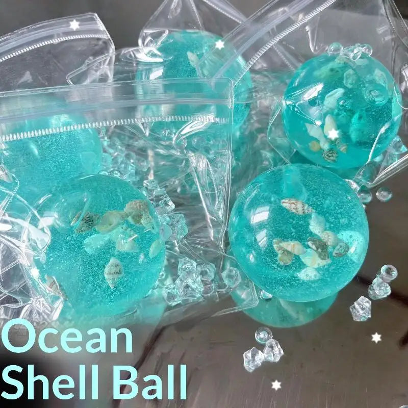 Transparent Blue Stress Relief Toy | Slow Rebound Sensory Fidget