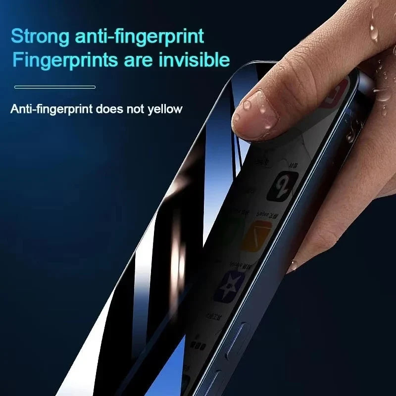 4pcs Anti Spy for iPhone 17 16 15 14 Pro Max 16 15 14 Plus 13 12 11 16e 17Air XR XS Full Cover Screen Protector
