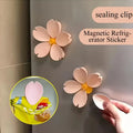 Magnetic Sealing Clip Set | Sakura Flower Kitchen Organizer