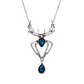 Gothic Crystal Spider Necklace | Vintage Goth Choker Jewelry for Women