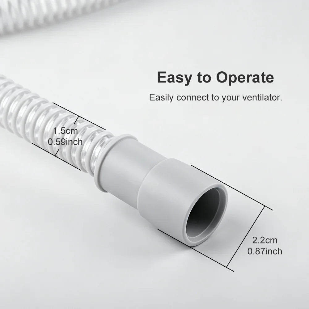 1.8m CPAP Replacement Tubing for AirMini | Quiet, Flexible Sleep Therapy Hose