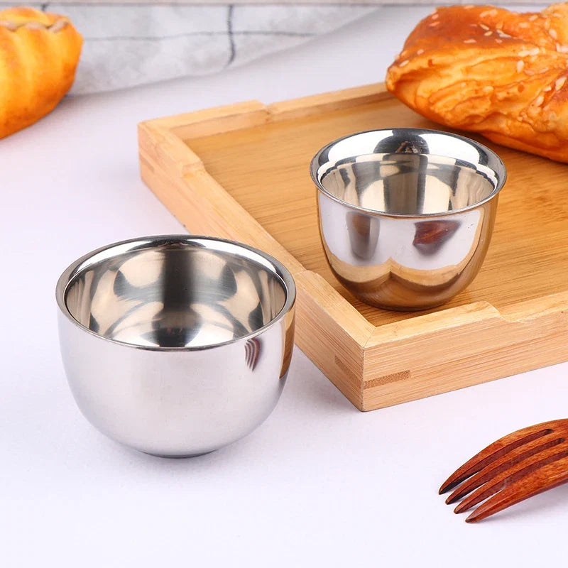 Stainless Steel Double Wall Insulated Mugs | Heat Retaining Drinking Cups