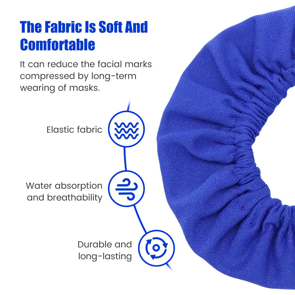Reusable CPAP Mask Liners | Soft Cotton Fabric for Comfort and Reduced Air Leaks