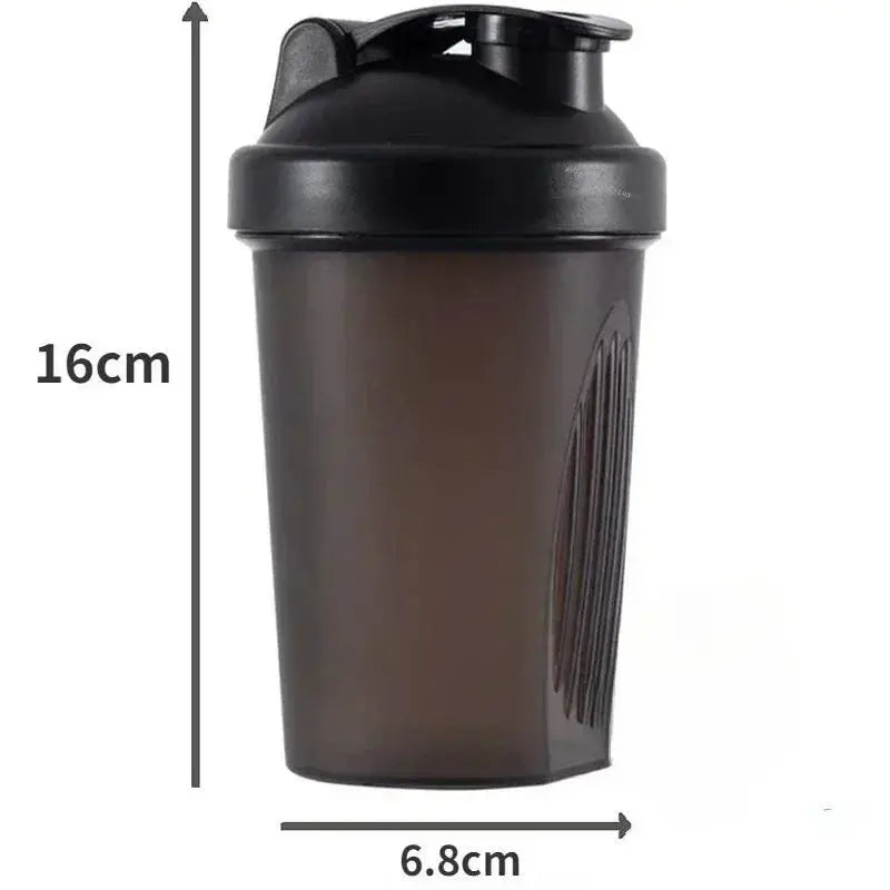 400ml Blender Shaker Bottle | BPA Free Protein Shake Mixer with Leakproof Lid