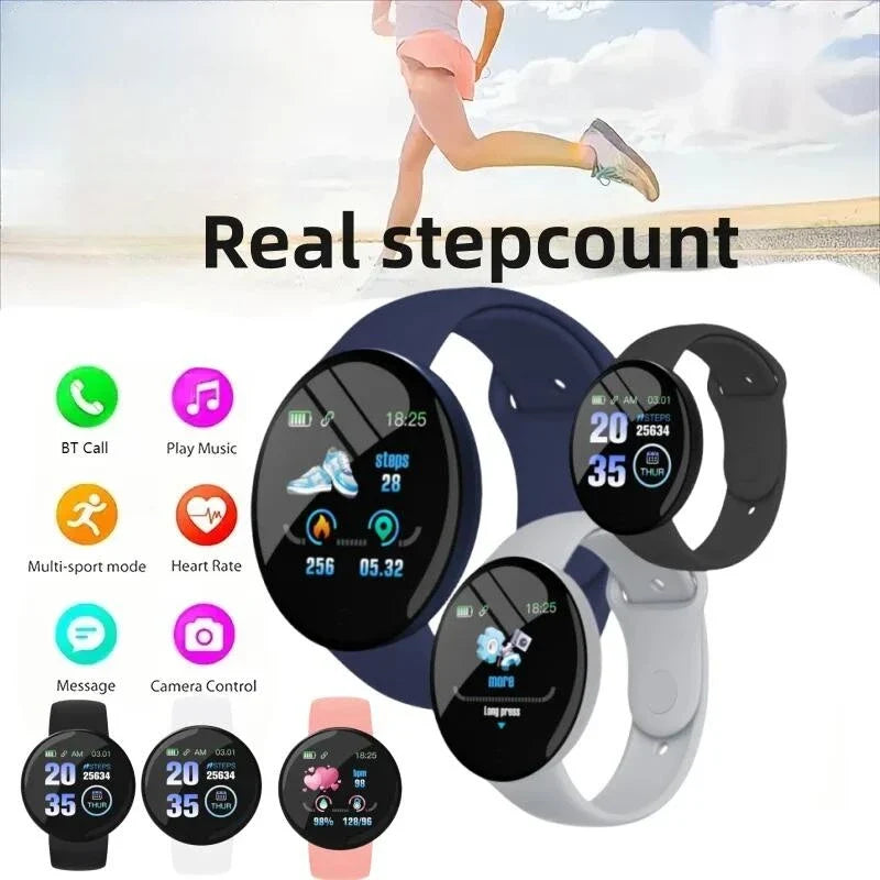 B41 Real Stepcount Smart Watch | Multi Function Fitness Tracker for Men and Women