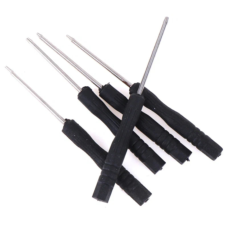 5Pcs Precision Torx Screwdriver Set T2 T3 T4 T5 T6 | Black Steel Mobile Phone Repair Kit