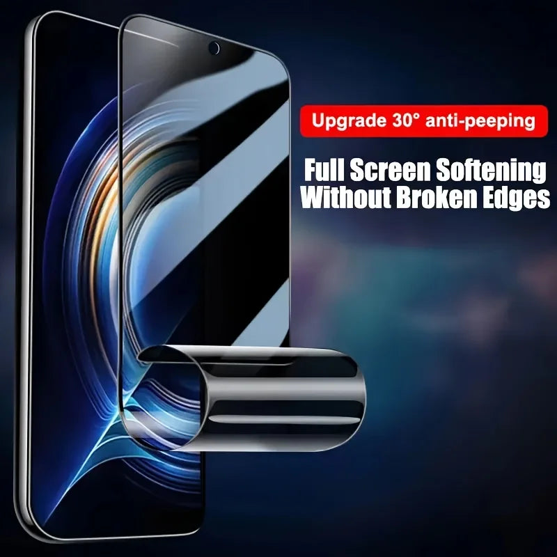 Matte Ceramic Privacy Screen Protector Anti Spy Anti Fingerprint Anti Scratch For iPhone 17 16 15 14 13 12 11 Pro Max 5 Pack