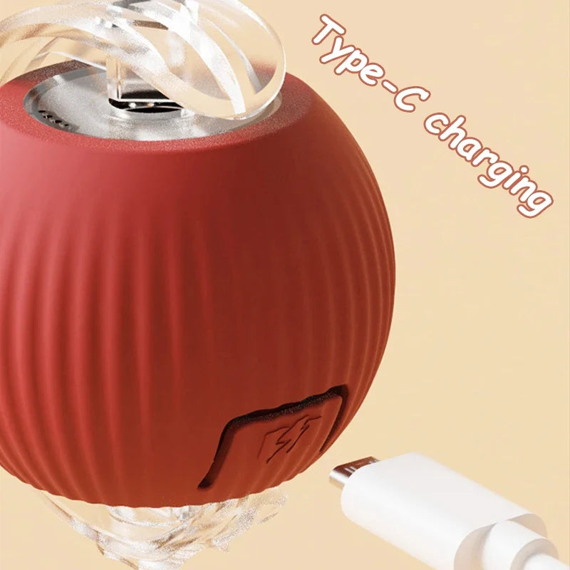 Interactive Cat Ball | Automatic Rolling Toy with Motion Sensors