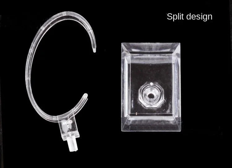 Transparent Watch Display Rack | C-Ring Counter Display for Bracelets