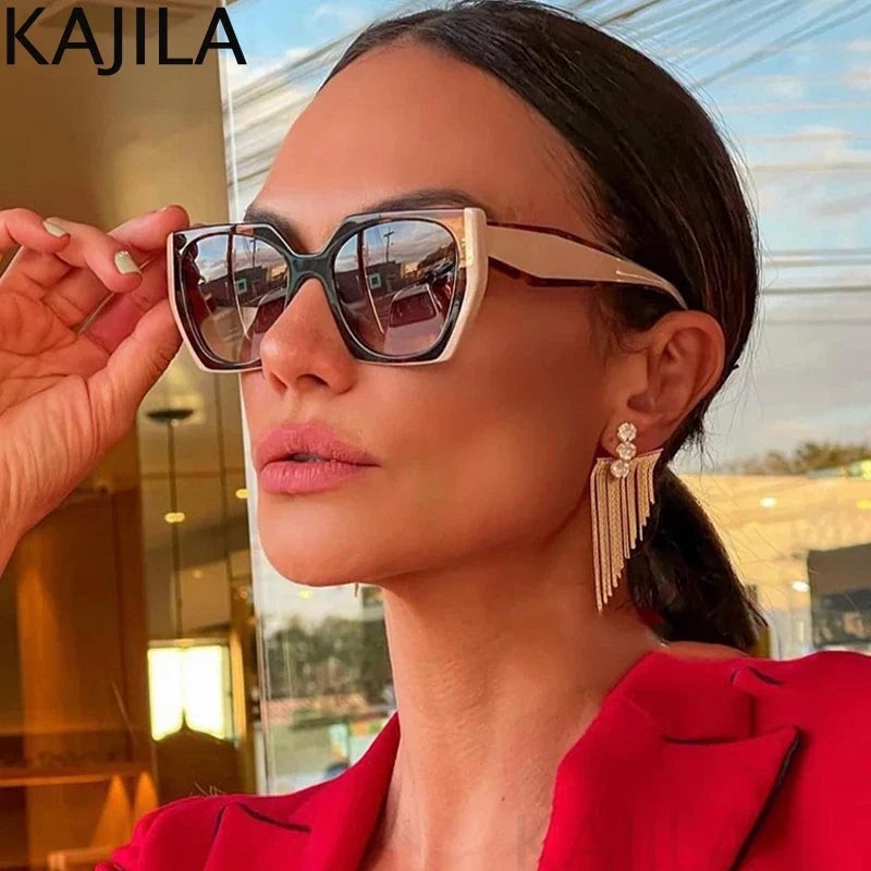 Cat Eye UV400 Square Punk Sunglasses