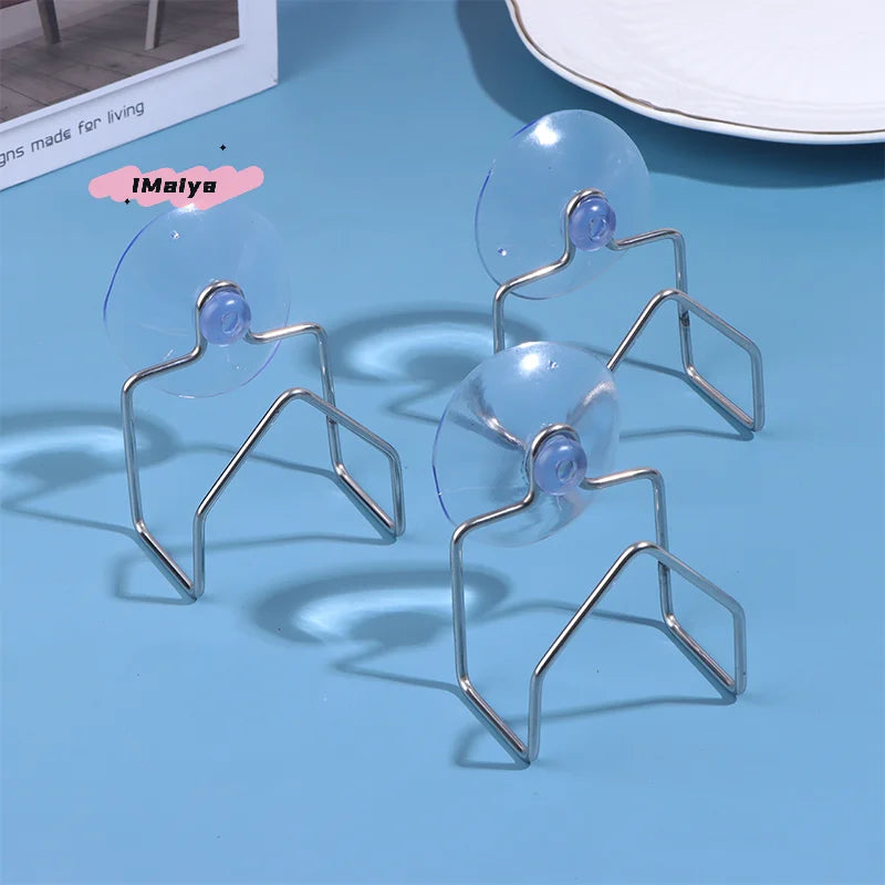 Stainless Steel Sink Organizer Drain Rack | Kitchen Sponge Holder with Suction Cup