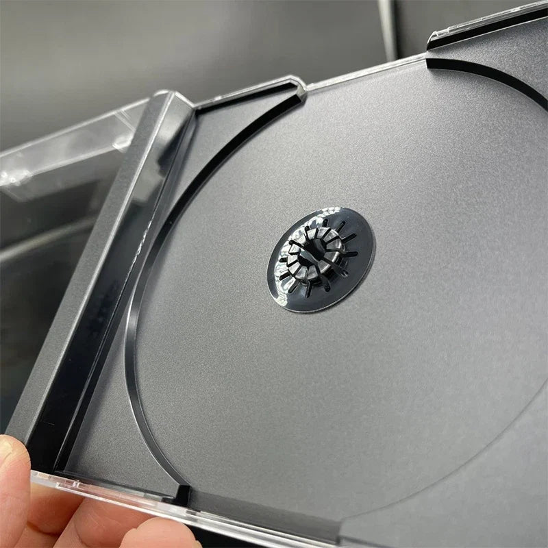Clear PS1 Game Disc Storage Case | Transparent Single Disc Holder Bracket Box