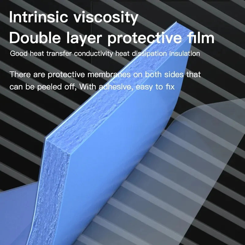 100 Pcs Thermal Insulating Silicone Sheets | High Temperature Repair Mat for Motherboard CPU GPU IC