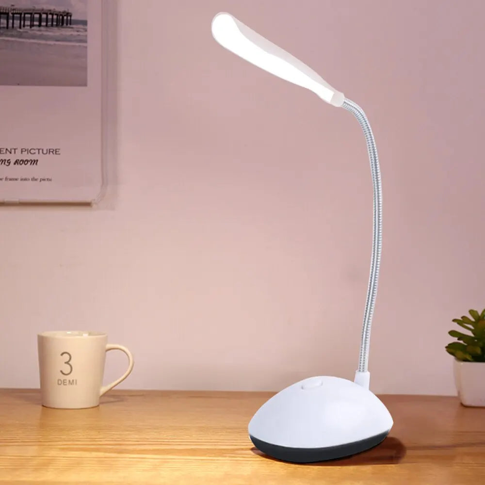 Portable LED Desk Lamp | Eye-Protecting Folding Reading Light for Bedroom and Study