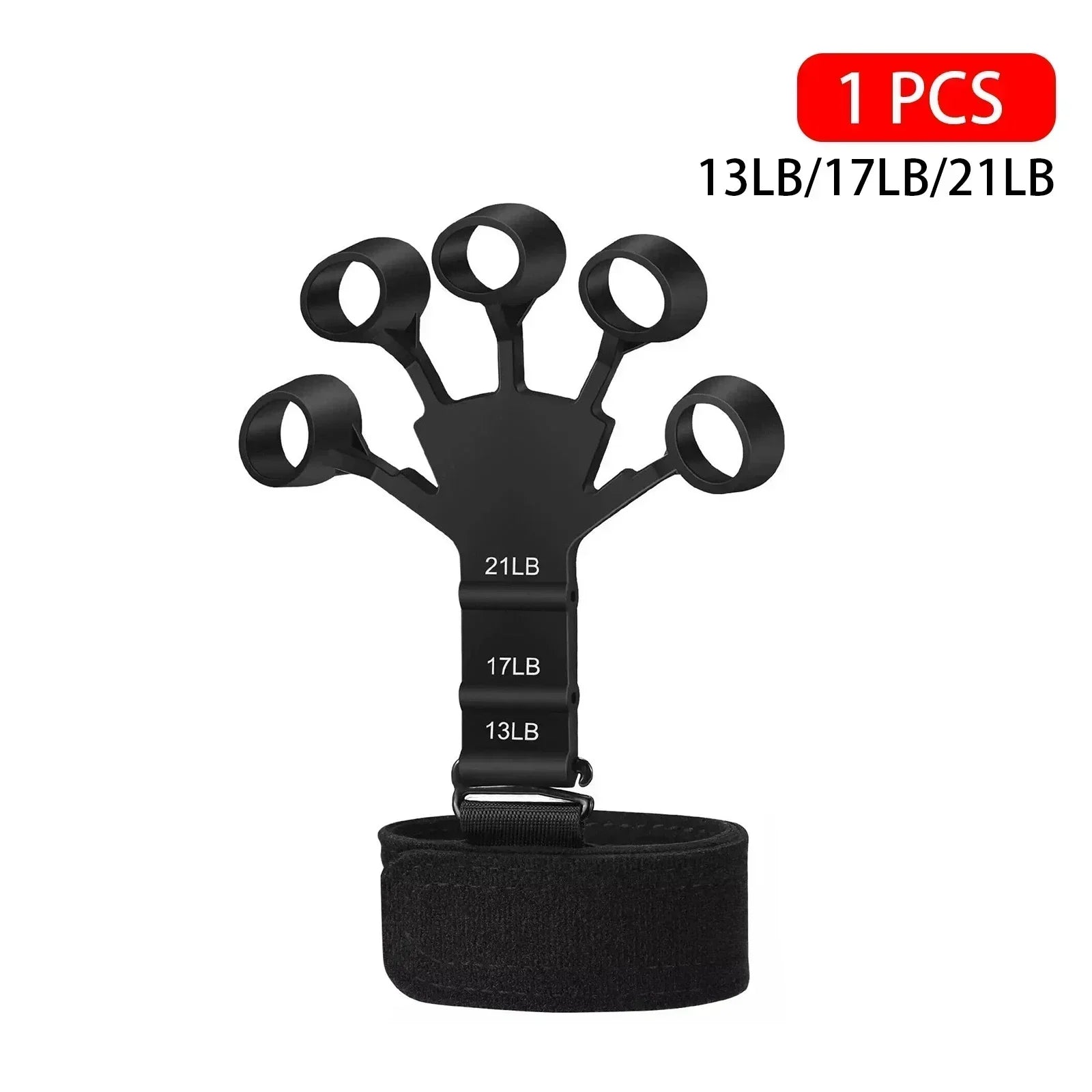 6 Level Finger Strengthener | Silicone Hand Grip Trainer for Guitar and Sports