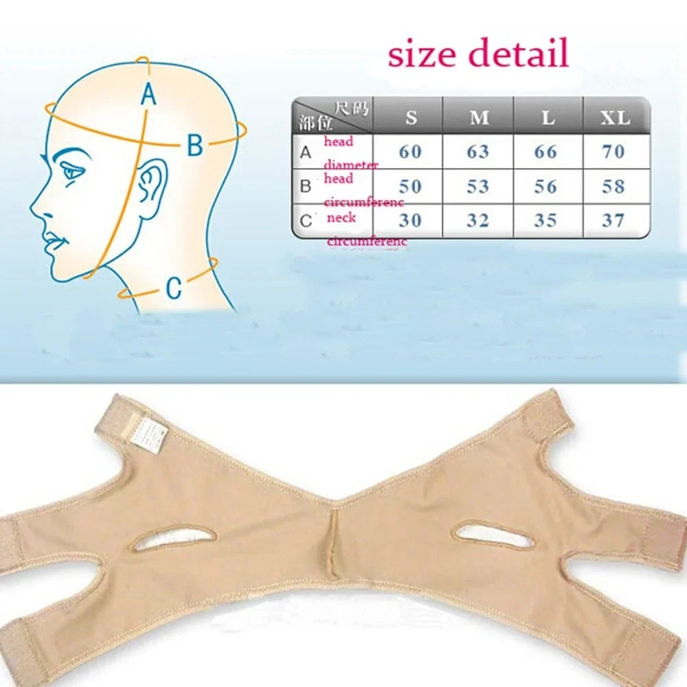 Elastic Face Slimming Bandage | V Line Face Shaper for Chin and Cheek Lift