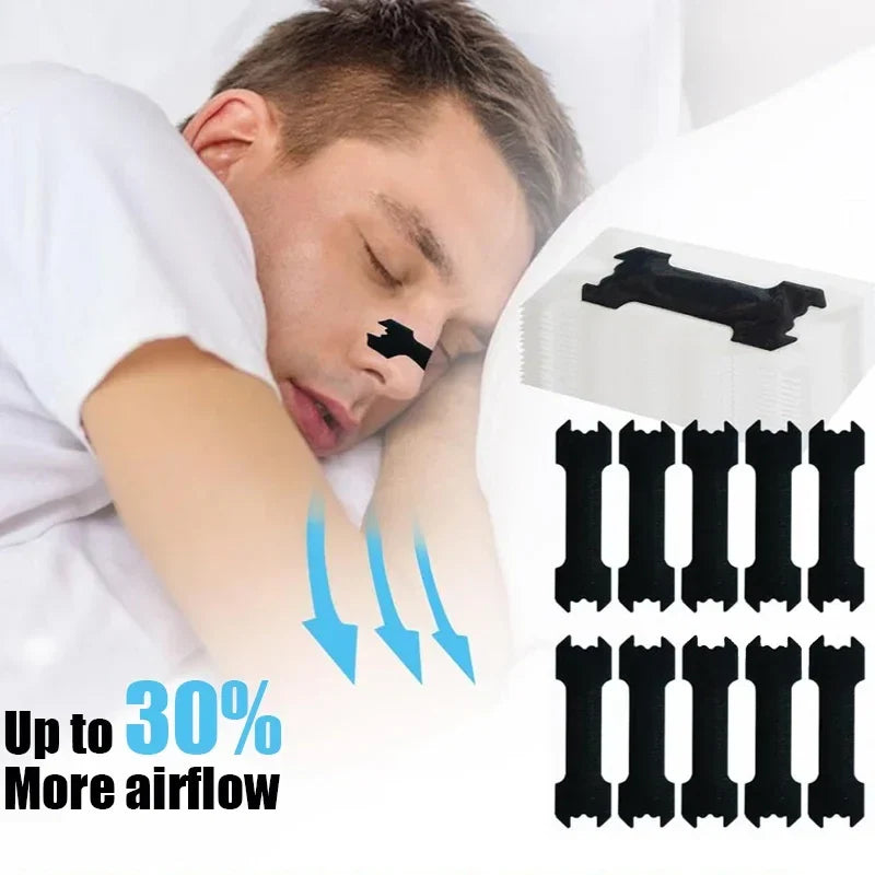 Nasal Strips for Snoring and Congestion Relief | Extra Strength 60/30/10 Pack