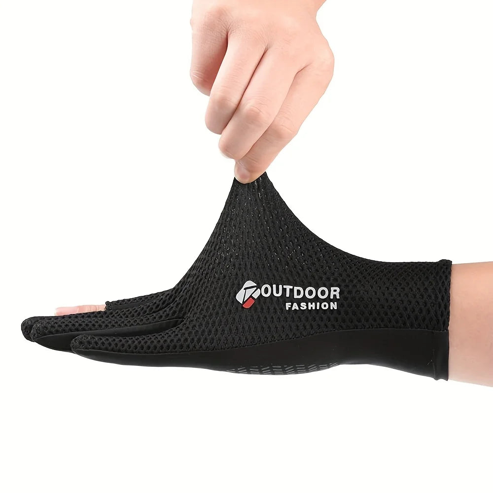 Summer Cycling Gloves | Breathable Mesh Non-Slip Touchscreen MTB Gloves