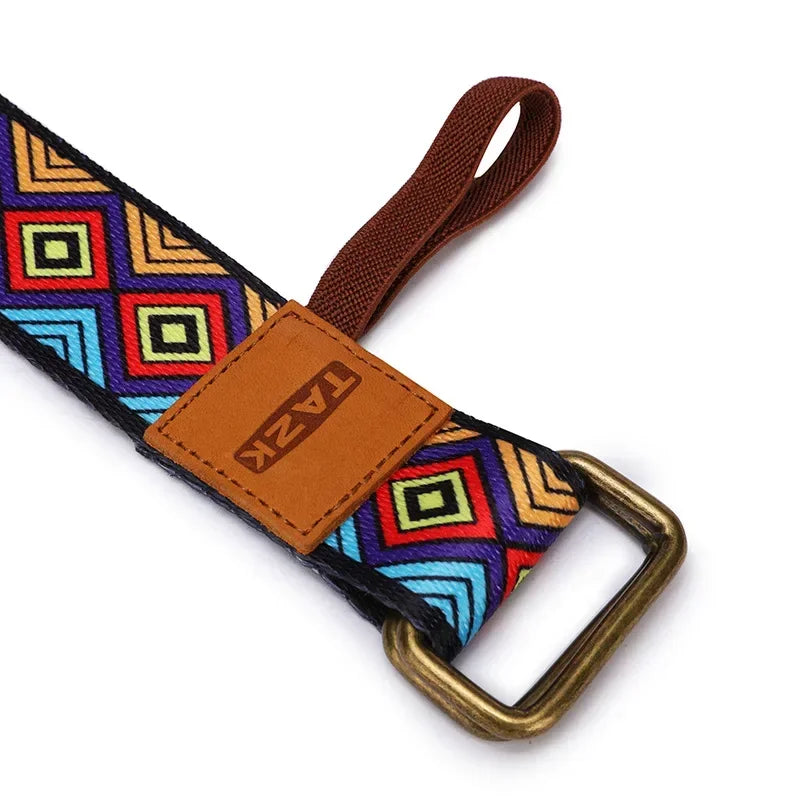 Vintage Yoga Strap 2.5M | Cotton Stretching Band for Dance and Fitness