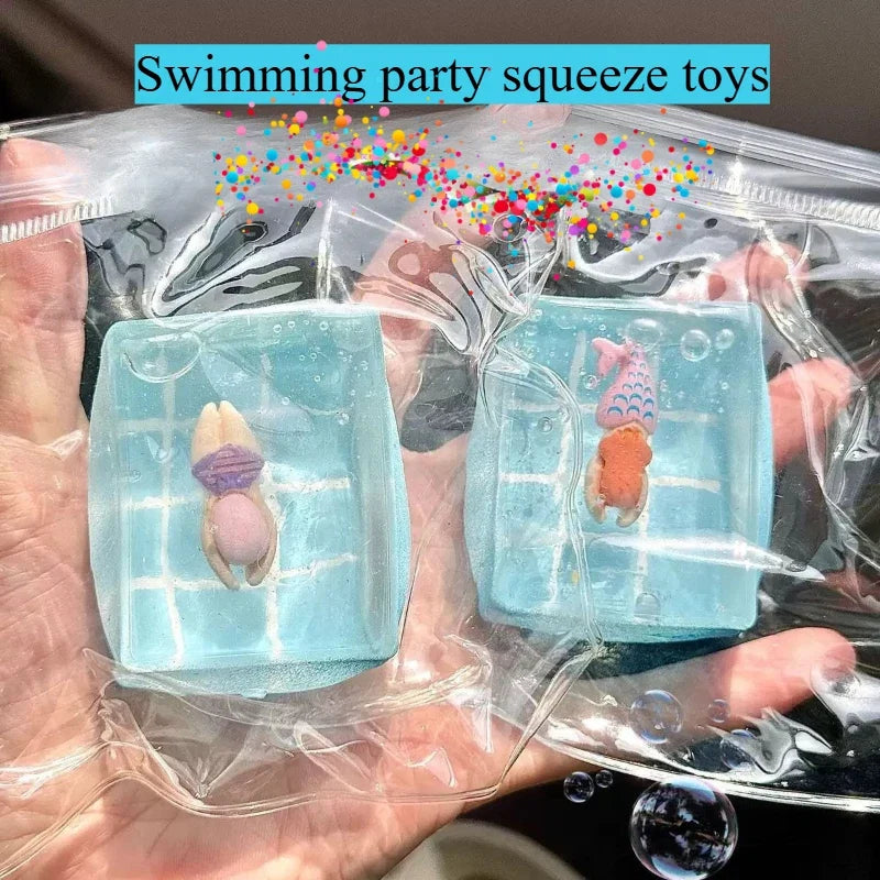 Swimming Pool Squeeze Toy | Slow Rebound Stress Relief Fidget
