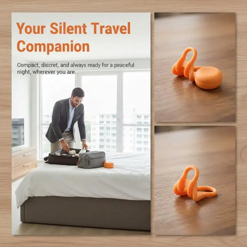 Silicone Anti Snoring Nasal Dilator | Sleep Aid Nose Clip for Better Breathing