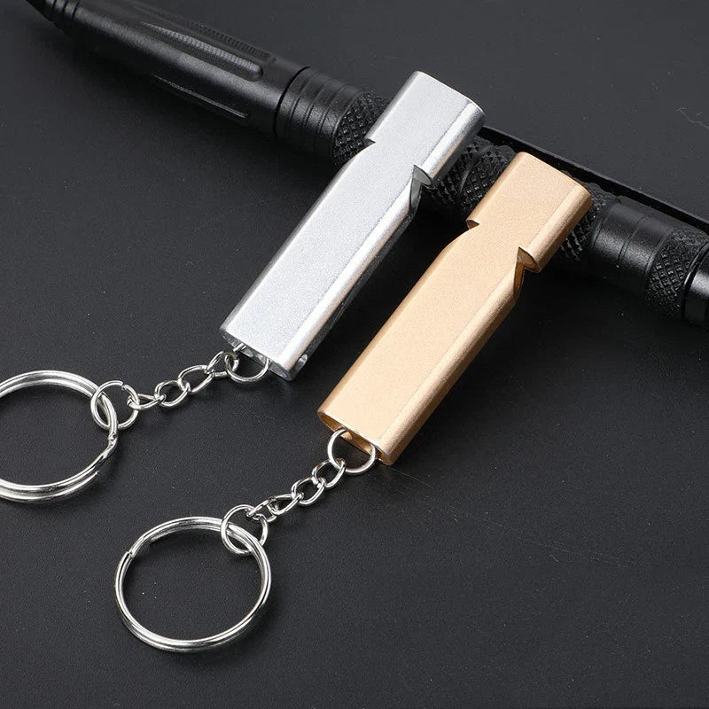 Outdoor Survival Whistle | High Decibel Aluminum Alloy Rescue Tool