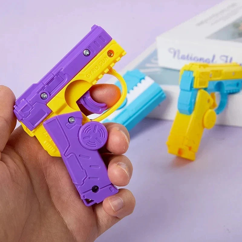 Mini Fidget Toy Spinner Pistol | Kids Decompression Sensory Play