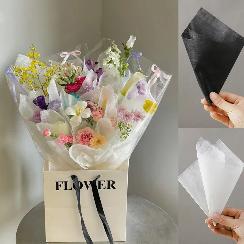 Soft Cotton Flower Wrapping Paper | Bouquet Lining for Gift DIY