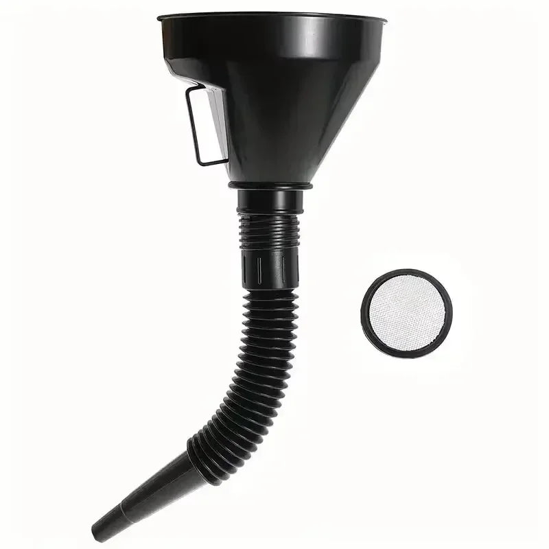 Multi-Functional Flexible Funnel | Spill-Proof Oil Changing Tool for Cars