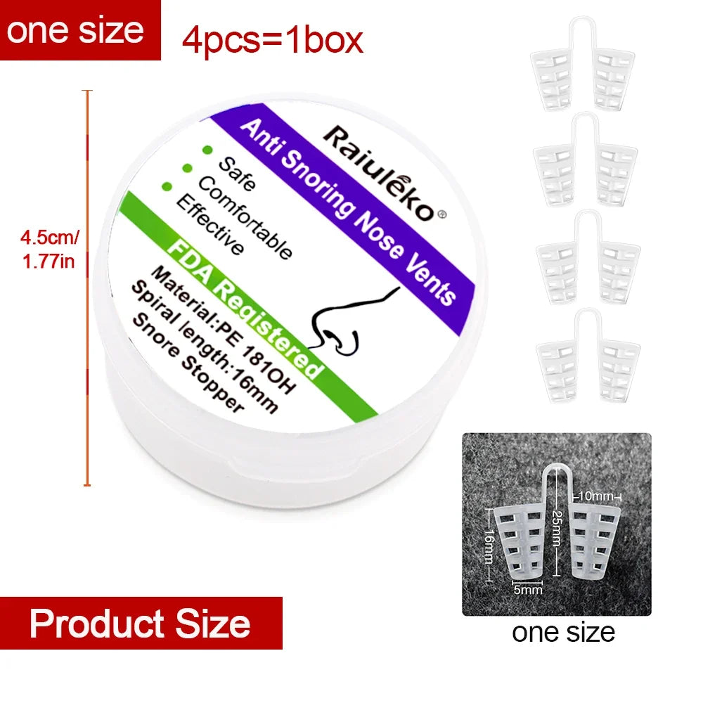 Anti Snoring Nasal Dilator | Nose Clip for Silent Sleep Aid