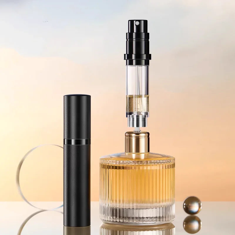 5ml Mini Portable Bottom-Filling Perfume Spray Bottle | Refillable Travel Atomizer