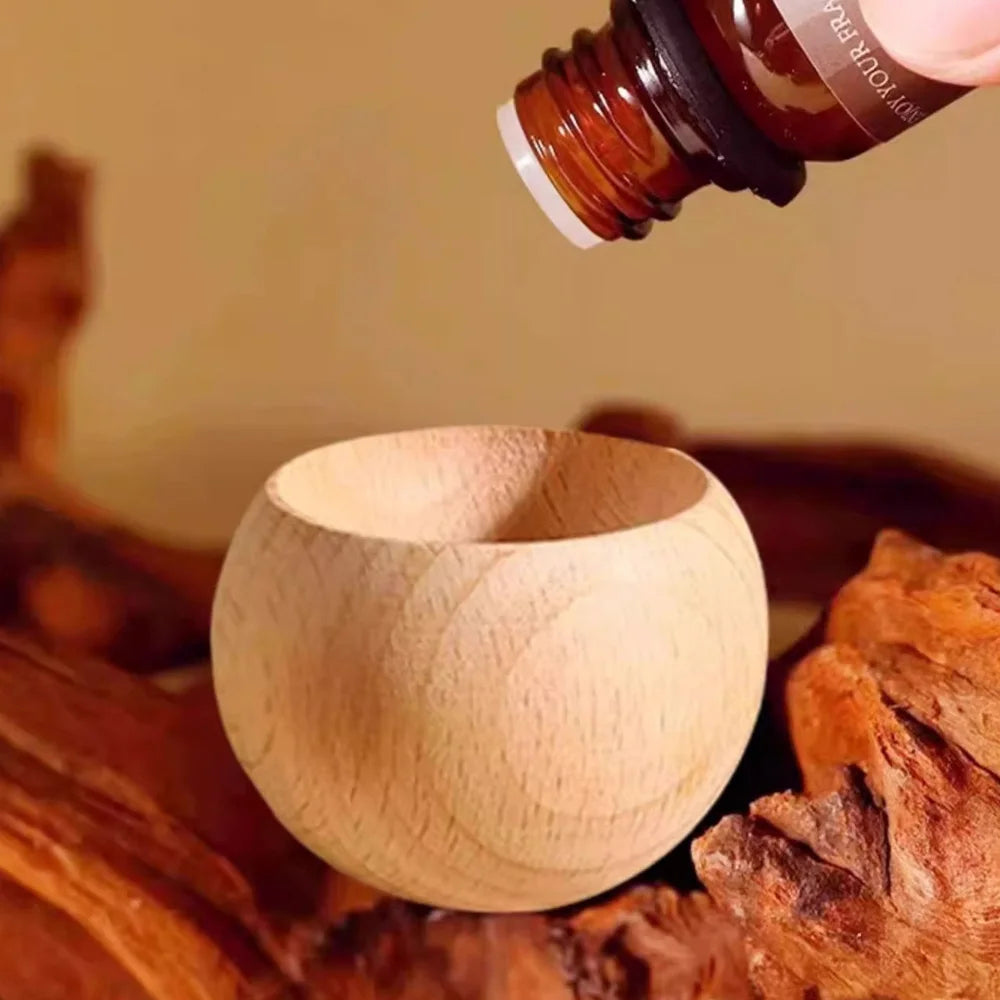 Creative Solid Wood Tumbler Fragrance Expander | Natural Reed Diffuser Set