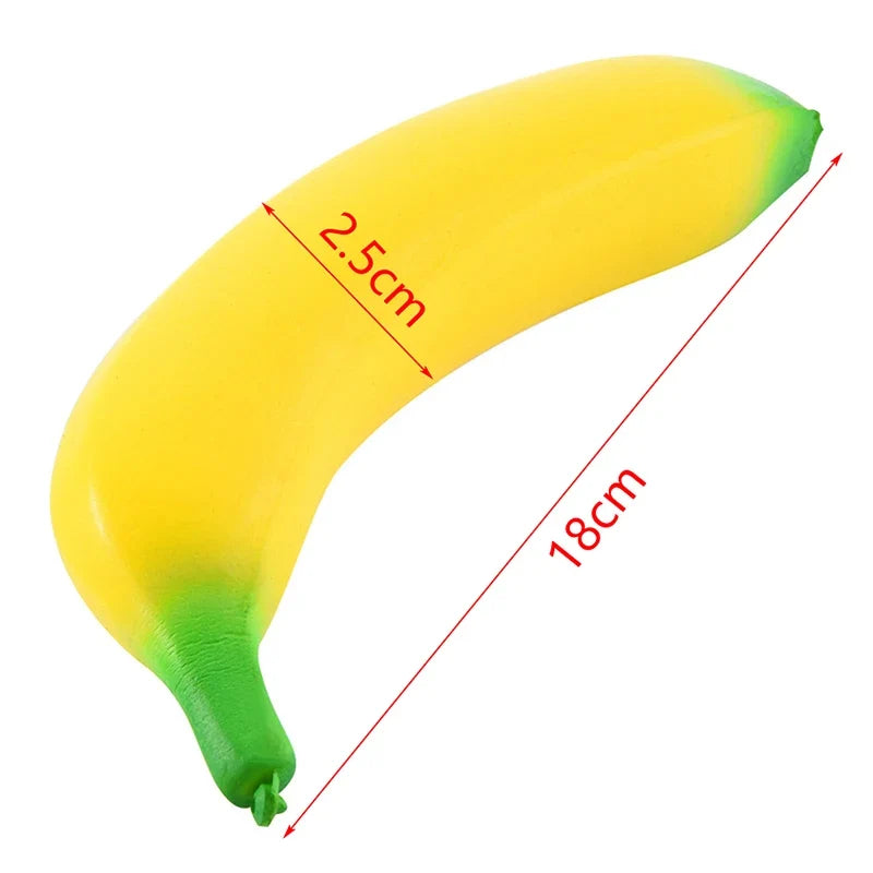 Slow Rising Banana Stress Toy | Squeeze Kneading Decompression Gift