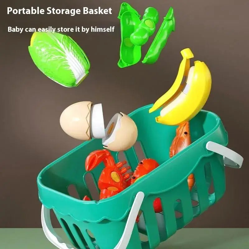 Play House Decompress Educational Toys | Montessori Simulation Fruit Puzzle Set