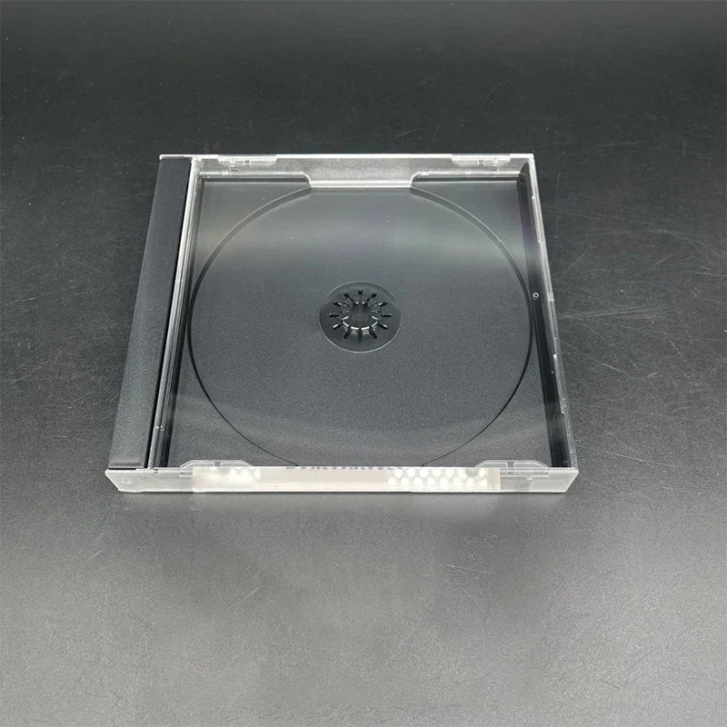 Clear PS1 Game Disc Storage Case | Transparent Single Disc Holder Bracket Box