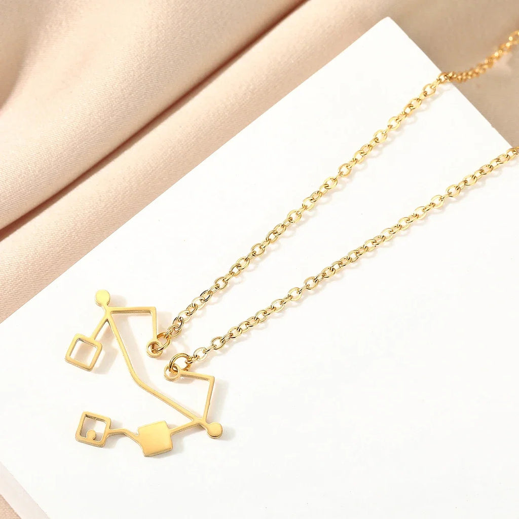 Kinitial Heart of Etheria Necklace | She-Ra Inspired Stainless Steel Pendant